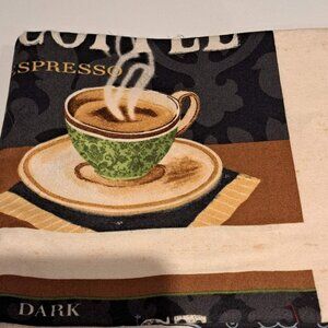 Coffee Moment pattern coffee cups latte roast house blend fabric